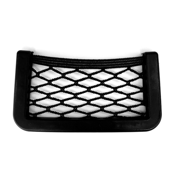 Cell Phone & Accessory Holder for Car Truck Black with Elastic Net - Picture 4 of 5